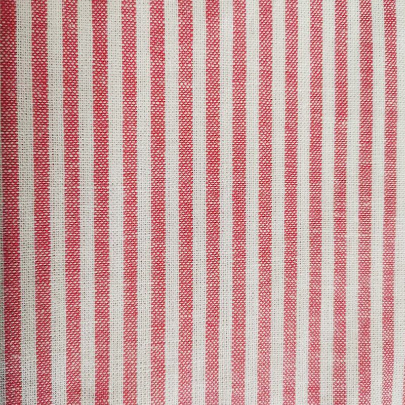 Yarn-dyed 100% linen fabric